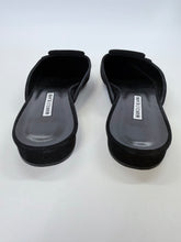 Load image into Gallery viewer, Manolo Blahnik Black Maysale Mules Size 42
