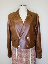 Load image into Gallery viewer, Frame Cedar Leather Timeless Jacket Sizes XS