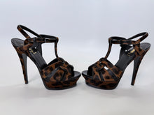 Load image into Gallery viewer, Saint Laurent Safari Tribute 105 Platform Sandals Size 37