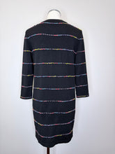 Load image into Gallery viewer, CHANEL Pre-Fall 2023 Black Multicolor Mini Dress With CC Buttons Size 38