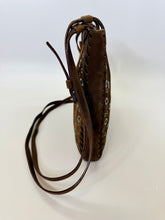 Load image into Gallery viewer, Prada Brown Scamosciato Whipstitched Logo Messenger Bag