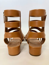 Load image into Gallery viewer, CHANEL Camel CC Strappy Sandals Size 38