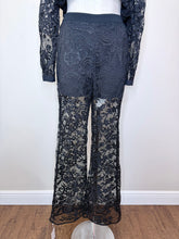 Load image into Gallery viewer, Self Portrait Black Lace Trouser Sizes 4, 6 and 8