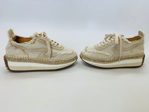 Rag & Bone Beige Retro Runner Espadrille Sneaker Size 36 1/2