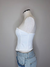 Load image into Gallery viewer, 3 x 1 Blanc Denim Corset Sizes S and M