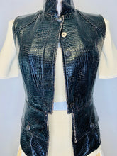 Load image into Gallery viewer, CHANEL Brown Embossed Cotton Vest Size 36