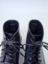 Load image into Gallery viewer, Saint Laurent Black Lace Up Boots Size 37 1/2