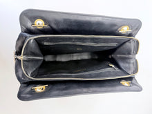 Load image into Gallery viewer, CHANEL Vintage Black Quilted Lambskin CC Tote Bag With Gold Plated Metal Hardware