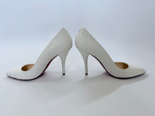 Load image into Gallery viewer, Christian Louboutin So Kate Ivory Python Pump Size 39 1/2