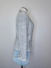 Load image into Gallery viewer, CHANEL Tweed CC Button Camellia Jacket Size 40