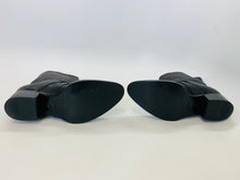 Load image into Gallery viewer, Miu Miu Black Double Buckle Motorcycle Boot Size 38