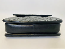 Load image into Gallery viewer, CHANEL Large Black Flap Bag With Handle