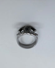 Load image into Gallery viewer, CHANEL Silver CC Ring Size 6.75