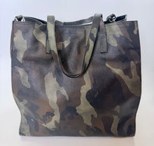 Load image into Gallery viewer, Prada Mimetico Camouflage Saffiano Soft Tote Bag With Strap