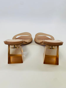 Gianvito Rossi Blush Cosmic Mules Size 37