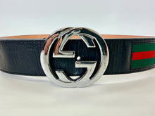 Load image into Gallery viewer, Gucci Interlocking G Buckle Belt Size 85 CM-34 IN