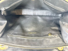Load image into Gallery viewer, CHANEL Vintage Black Quilted Lambskin CC Tote Bag With Gold Plated Metal Hardware