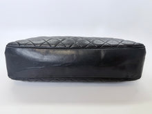 Load image into Gallery viewer, CHANEL Vintage Black Quilted Lambskin CC Tote Bag With Gold Plated Metal Hardware