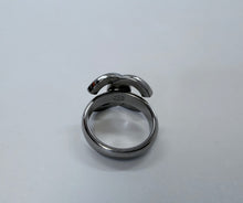 Load image into Gallery viewer, CHANEL Silver CC Ring Size 6.75