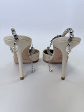 Load image into Gallery viewer, Jimmy Choo Ivory Crystal Saeda 100 Pump Size 39