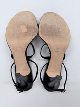 Load image into Gallery viewer, Giuseppe Zanotti Black Beaded Strappy Sandals Size 41