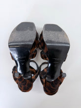 Load image into Gallery viewer, Saint Laurent Safari Tribute 105 Platform Sandals Size 37