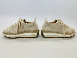 Rag & Bone Beige Retro Runner Espadrille Sneaker Size 36 1/2