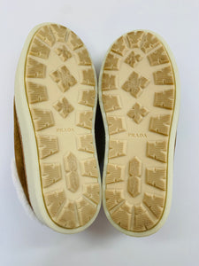 Prada Cinnamon Platform Slippers Size 37