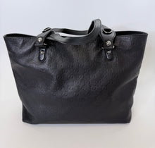 Load image into Gallery viewer, Gucci Black Guccissima Icon Bit Tote Bag