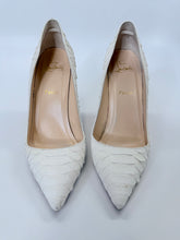 Load image into Gallery viewer, Christian Louboutin So Kate Ivory Python Pump Size 39 1/2