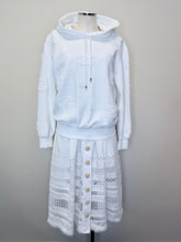 Load image into Gallery viewer, CHANEL NWT White CHANEL Letters and CCs Sweatshirt Size S