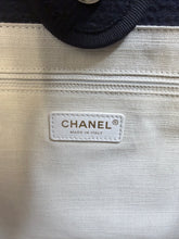 Load image into Gallery viewer, CHANEL Black Deauville Shopping Bag
