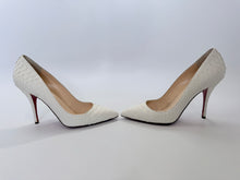 Load image into Gallery viewer, Christian Louboutin So Kate Ivory Python Pump Size 39 1/2