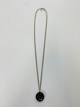 Load image into Gallery viewer, CHANEL Black CC Pendant Necklace