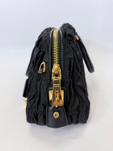 Load image into Gallery viewer, Prada Black Gaufre Tote Bag