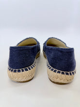 Load image into Gallery viewer, CHANEL Blue and Black Espadrilles Size 38