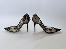 Load image into Gallery viewer, Jimmy Choo Amika Black Lace Pumps Size 37