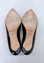 Load image into Gallery viewer, Jimmy Choo Abel Black Patent Leather Pumps Size 37