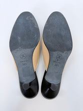 Load image into Gallery viewer, CHANEL Beige and Black Ballet Slide Size 36 1/2