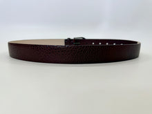 Load image into Gallery viewer, Brunello Cucinelli Brown Glossy Hammered Leather Belt With Silver Precious Size M