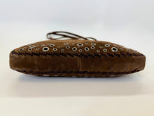 Load image into Gallery viewer, Prada Brown Scamosciato Whipstitched Logo Messenger Bag