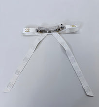 Load image into Gallery viewer, CHANEL Ivory CC Bow Barrette
