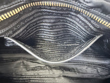 Load image into Gallery viewer, Prada Black Gaufre Tote Bag