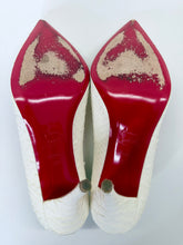 Load image into Gallery viewer, Christian Louboutin So Kate Ivory Python Pump Size 39 1/2