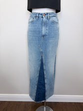 Load image into Gallery viewer, 3 x 1 Charlotte Denim Maxi Skirt Sizes 26 and 29