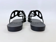 Load image into Gallery viewer, Hermès Noir Egerie Chaine d’ Ancre Sandal Size 39