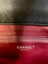 Load image into Gallery viewer, CHANEL Large Black Flap Bag With Handle