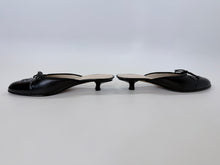Load image into Gallery viewer, CHANEL Black Ballerina Slide Size 36 1/2