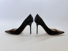 Load image into Gallery viewer, Jimmy Choo Abel Brown and Black Metallic Pump Size 37