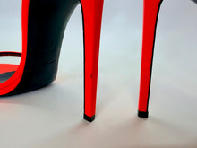 Load image into Gallery viewer, Saint Laurent Neon Orange Jane Sandals Size 39